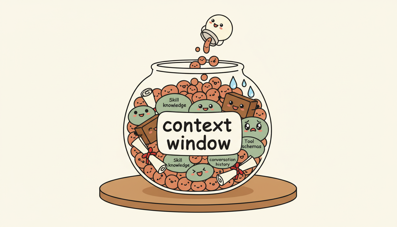 Context Window 的有限空間裝載著所有層次的資料