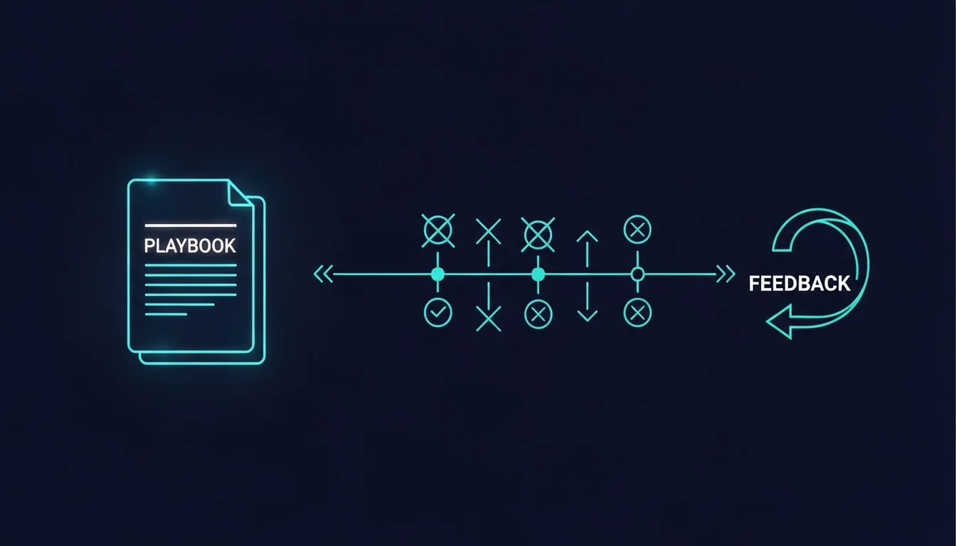 Playbook 是食譜，執行計畫是今晚的備餐清單