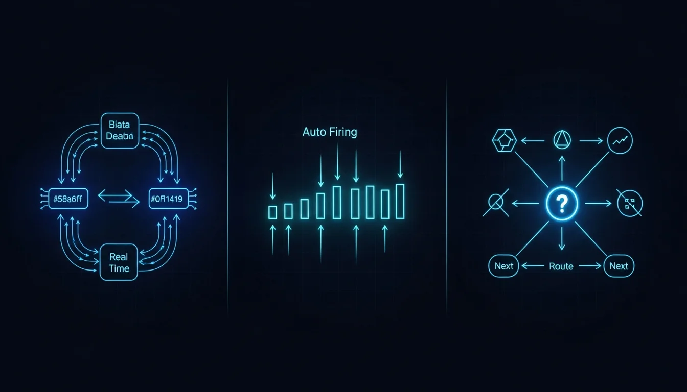 三種溝通模式並列：面對面對話、自動接力、通知等候