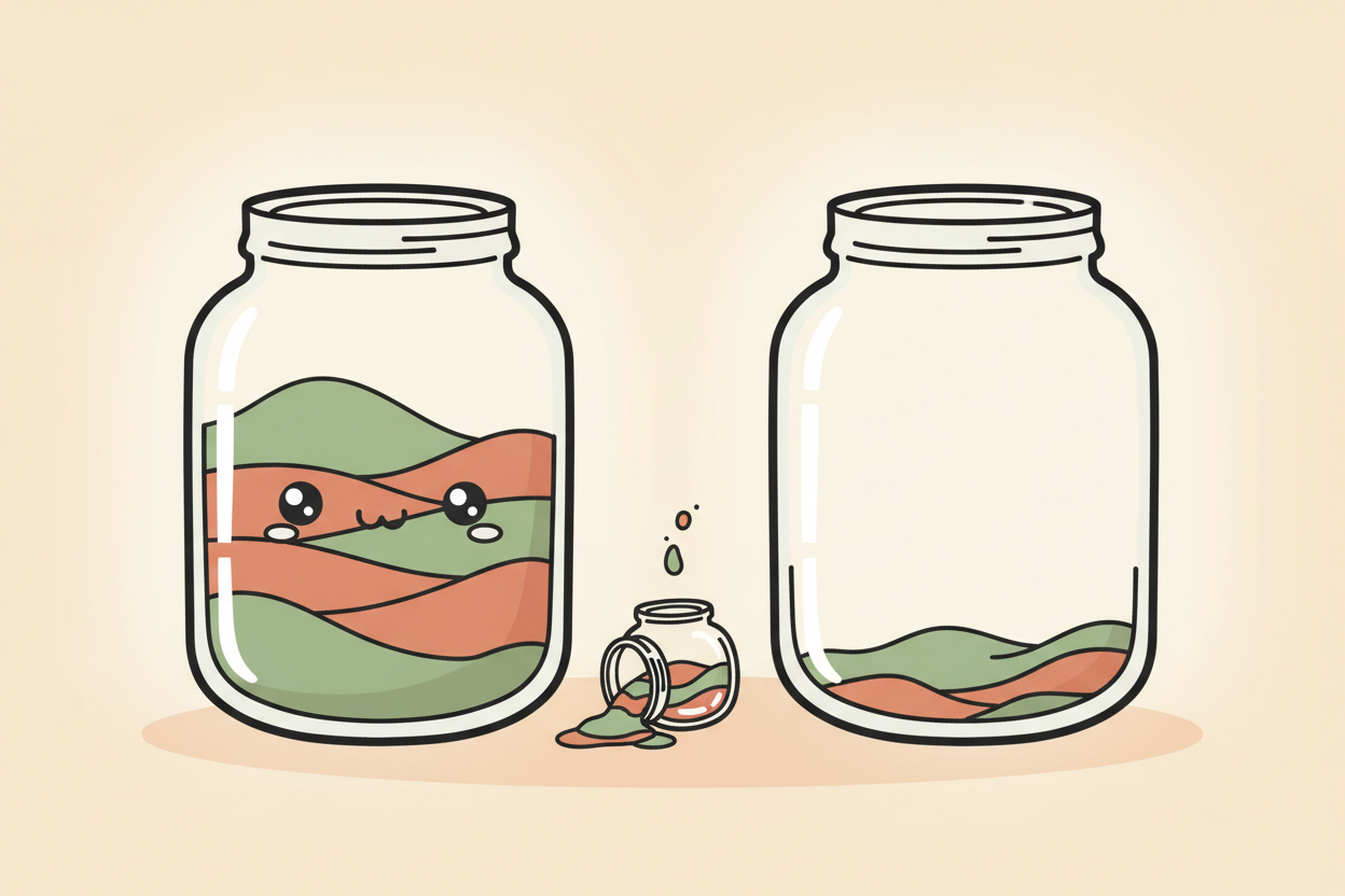 兩個容器對比：Skill 填滿主 Context，Subagent 讓主 Context 保持乾淨